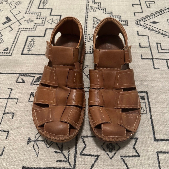 Men\'s Pikolinos Sandals Brown Size 42
